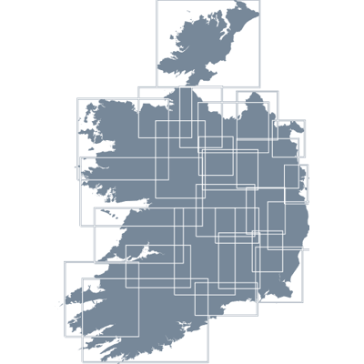 Example of geocoding with rectangle geometry: Ireland